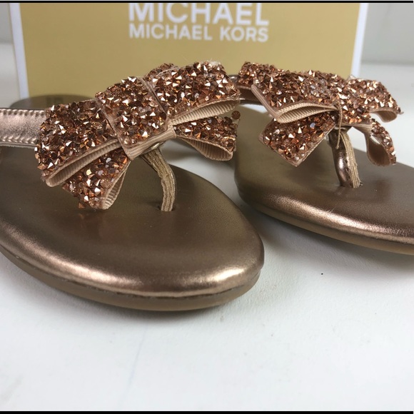 Michael Kors Demi Jell Sandals Demi Glitter Bow - Picture 4 of 6